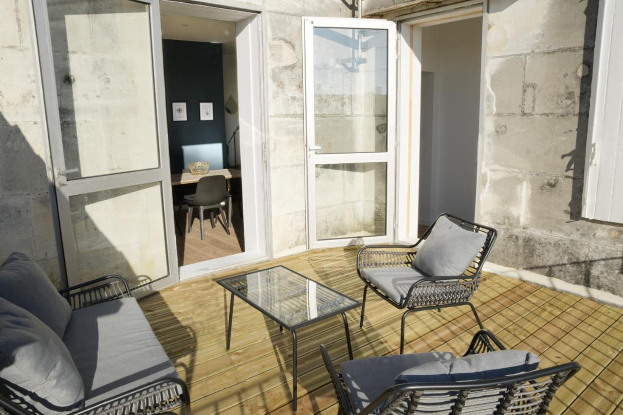 T2 De 55M2 Avec Toit Terrasse, Hyper Centre, Wifi, Draps, Savons Et Serviettes Fournis コニャック エクステリア 写真
